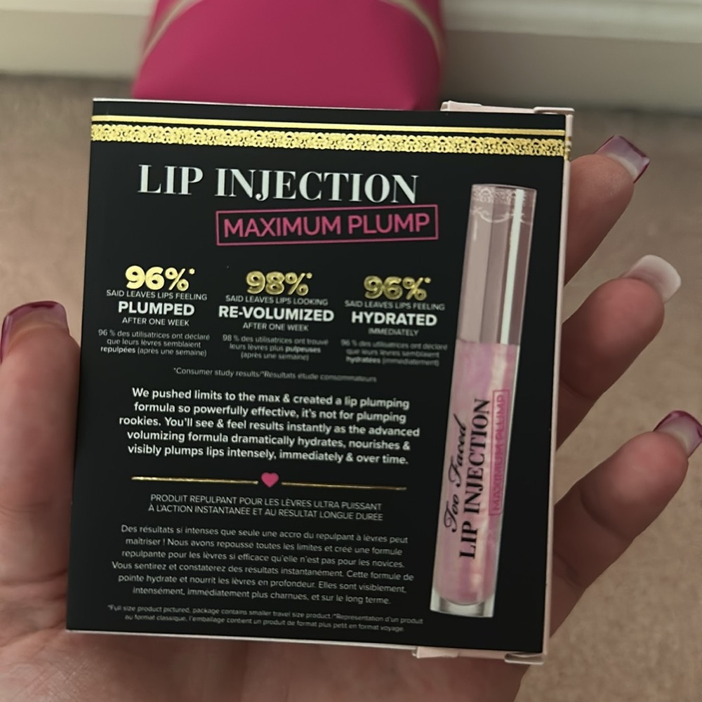 Too Faced 2-Pc. Lip Injection Major Must-Haves Travel Lip Plumper Gift Set NWT - Picture 10 of 14